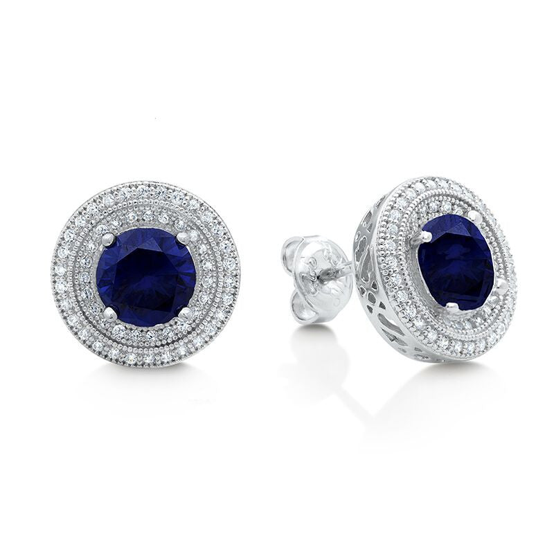 Seasons of Sapphire Earrings