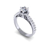 Megan White Gold Engagement Ring