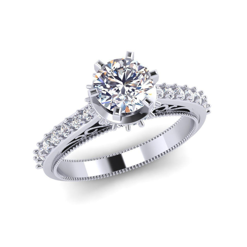 Megan White Gold Engagement Ring