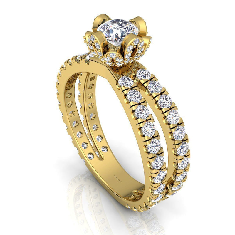 Charlotte Yellow Gold Engagement Ring