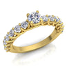 Trinity Yellow Gold Engagement Ring