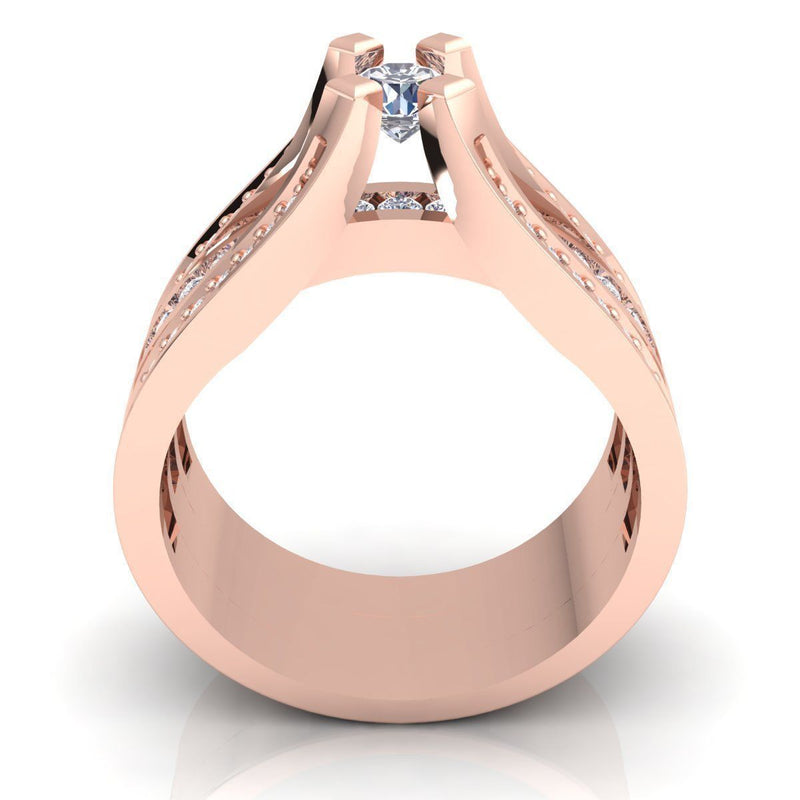 Eleanor Rose Gold Engagement Ring