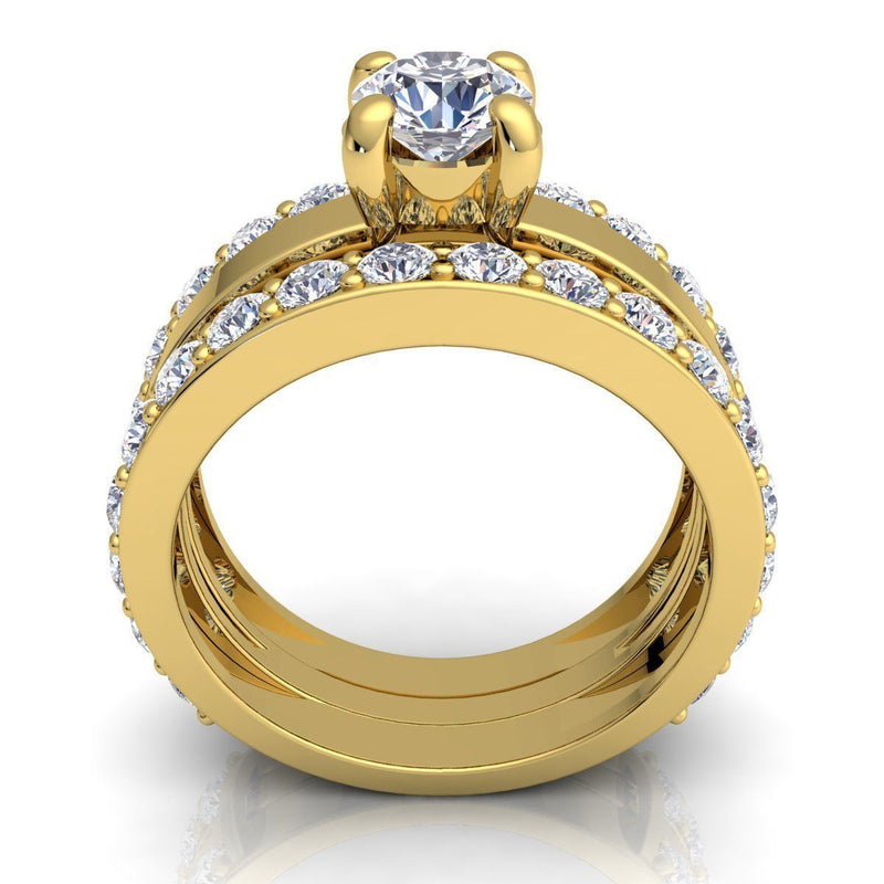 Zoey Yellow Gold Engagement Ring