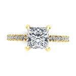 Callie Yellow Gold Engagement Ring