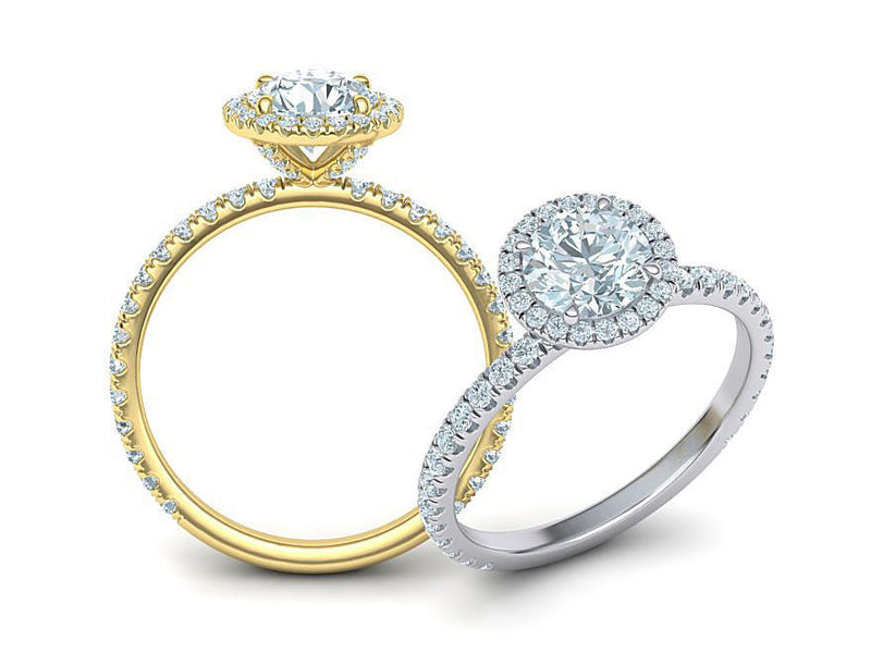 Megan Yellow Gold Engagement Ring