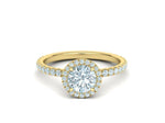 Megan Yellow Gold Engagement Ring